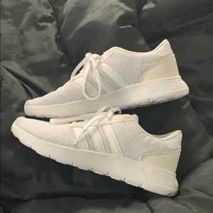 white adidas sneakers